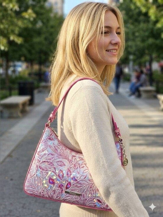Brahmin Handbags - Brahmin Esme Snapdragon Lokelani Shoulder Bag NWT